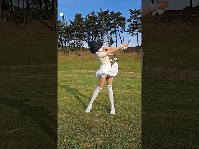 계속 돌려보게 되는 Super slow motion!! 쌍둥이 자매 골프 선수 KLPGA 김가현, 김가언 프로. Instagram@twin_golf_players