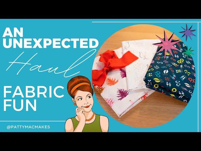 UNEXPECTED HAPPY MAIL | A very small fabric haul | IT WAS ON SALE