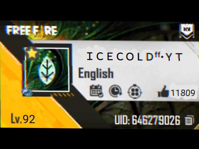 ICECOLD FF || HIGHEST LEVEL OF INDIA