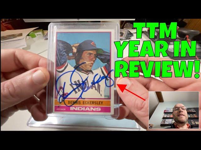 TTM Year In Review - 50 autographed sports cards I obtained through the mail in 2022!