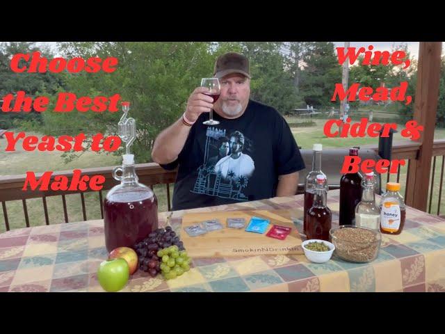 Comparing BEST Yeast for Brewing Wine, Mead, Cider & Beer