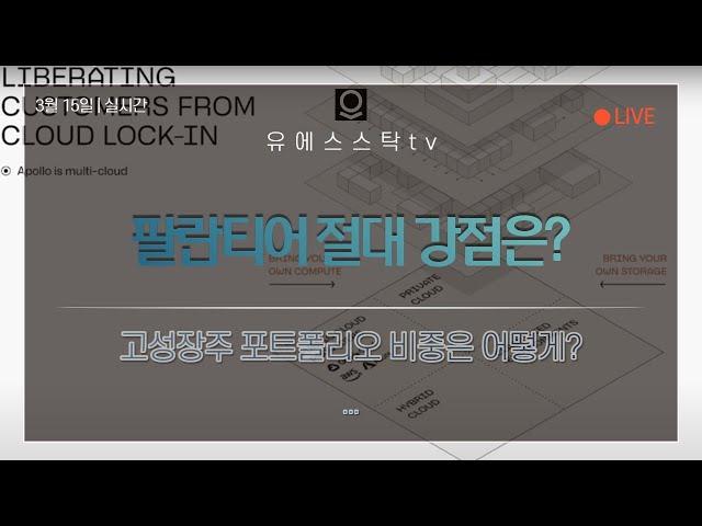 [미국주식] 팔란티어 절대 강점은? / 고성장주 포트폴리오 비중은 어떻게?