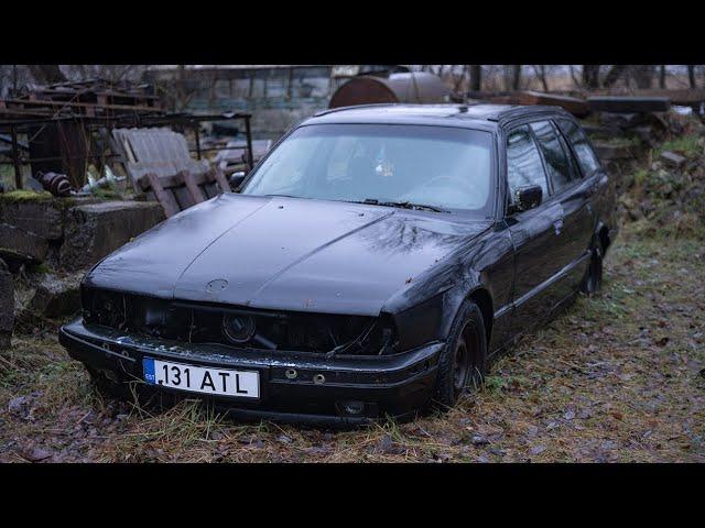 Starting BMW E34 525TDS After 10 Years + Test Drive