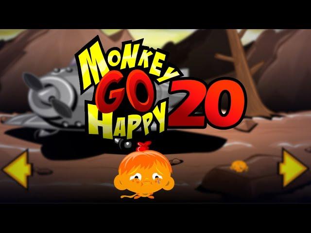 Игра "Счастливая Обезьянка 20" (Monkey GO Happy 20) - прохождение