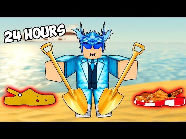 Using The Golden Shovel For 24 Hours In Sneaker Resell Simulator (Roblox)