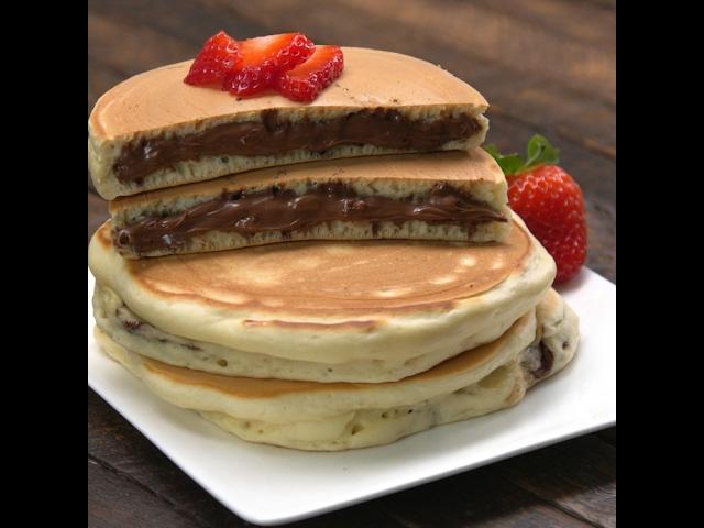 Nutella®-Stuffed Pancakes