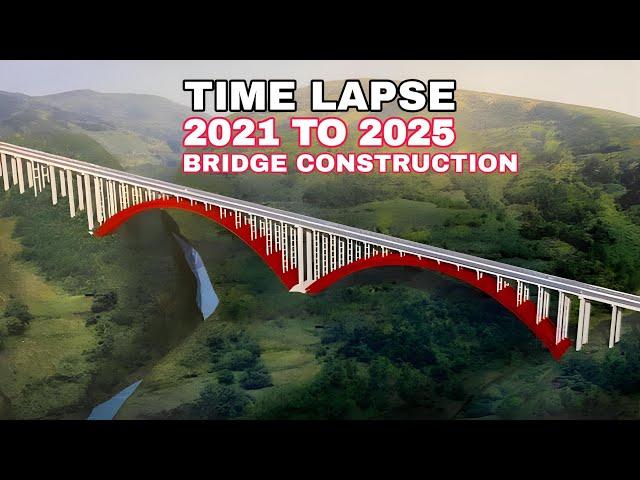 LONGEST EXPRESSWAY 2025 BRIDGE || CHONGQING-HUNAN HIGHWAY CONSTRUCTION #bridge #timelapse