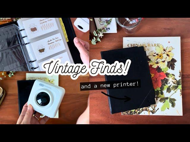 Thrifting Finds - New Swatch Binder + Printer!