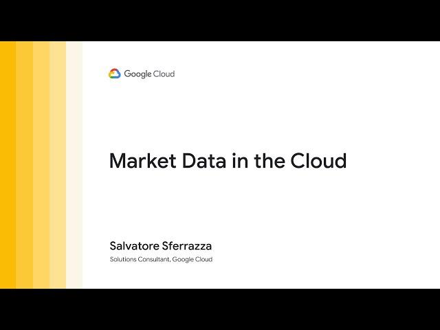 Market data in the Cloud