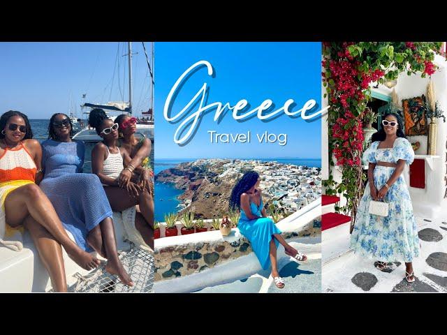 Santorini & Mykonos Vlog :  Girls Trip To Greece