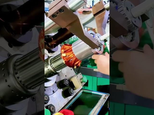 Uncovering the precise production process of the stator coil of the electric drum
