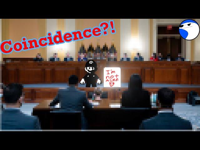 Exposing Mario for being an Alien|Playing Super Mario Bros while synced up to the congress UAP video