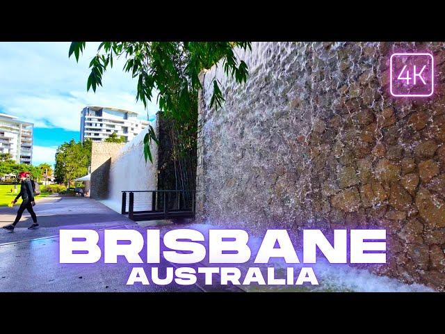 Brisbane City Walking Tour | Roma Street Parklands | 4K Australia | June 2024 | UHD 60fps