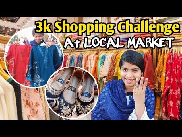 WOWWWShopping Challenge Under 3k | Karachi's Famous Street Market | Shopping in Budget 