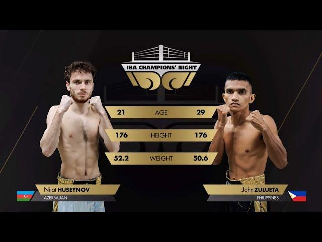 51kg Nijat HUSEYNOV (AZE) vs John Michael ZULUETA (PHI) | IBA Champions' Night | September 28, 2024