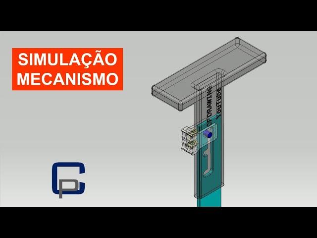 SIMULAÇÃO DE MECANISMOS MECÂNICOS SIMPLES #27 - SISTEMA DE TRAVAMENTO