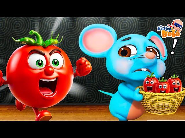 Aaha Tamatar Bade Mazedar ,आहा टमाटर | Hindi Nursery Rhymes For Kids | Hindi Balgeet Poem