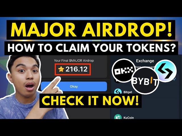 MAJOR AIRDROP! HOW TO CLAIM YOUR TOKENS ON MAJOR? CHECK YOUR MAJOR TOKEN ALLOCATION NOW!