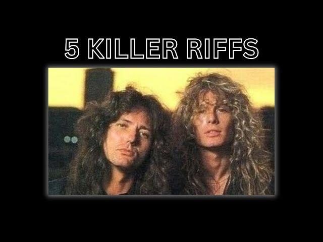 Whitesnake 1987 | 5 Killer Riffs (No Talking)