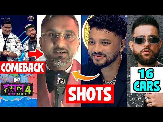 RAFTAAR & HUSTLE 4 SHOTS ON HONEY SINGH ‼️ | KARAN AUJLA HAS 16 CARS  | BADSHAH 1 BILLION 