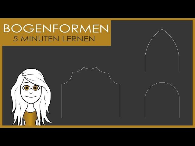 Bogenformen + Lernkontrolle | 5 Minuten entspannt lernen | ALONKA erklärt [Architektur Basics]