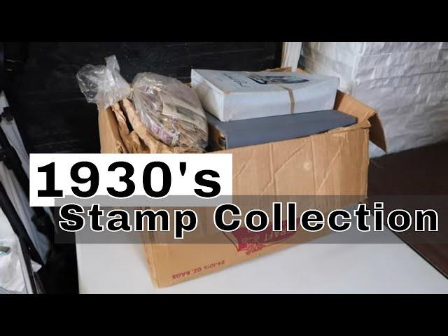 1930's Stamp Collection FOUND In Storage Unit