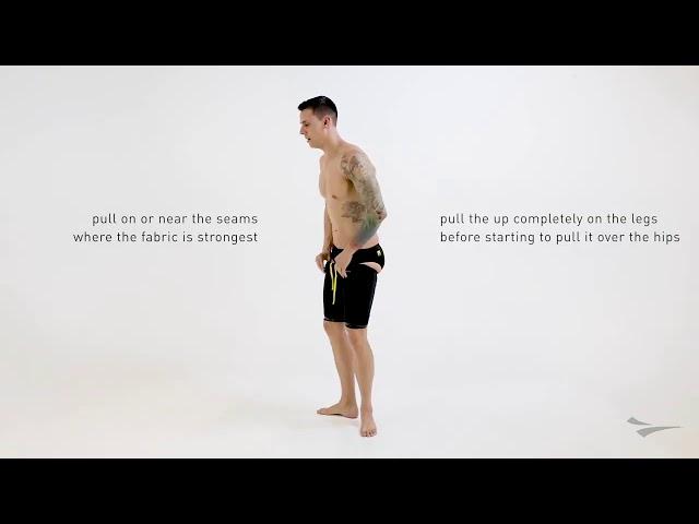 FINIS - How To Put On The Men's Fuse Tech Suit | ProSwimwear
