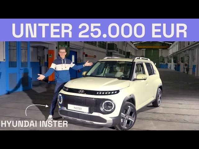  2025 Hyundai INSTER: Unter 25.000 Euro und mehr Platz als manches Kompakt-SUV - Autophorie