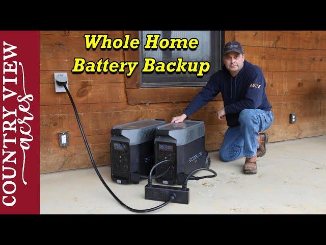 Replacing Our Gas Generator with EcoFlow Delta Pro for Whole Home Power Backup