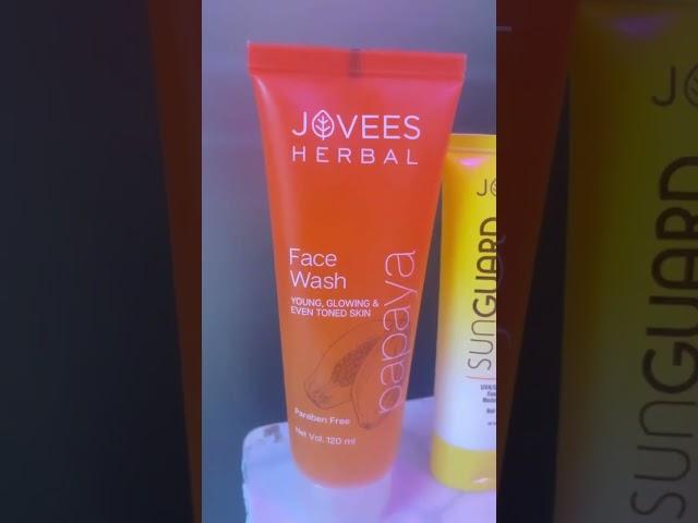 Skincare with Jovees Papaya Facewash and Jovees Sunguard 3 in 1 matte lotion