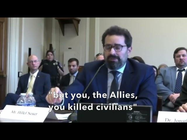 Dismantling the Dresden Defense — Hillel Neuer testifying before U.S. Congress