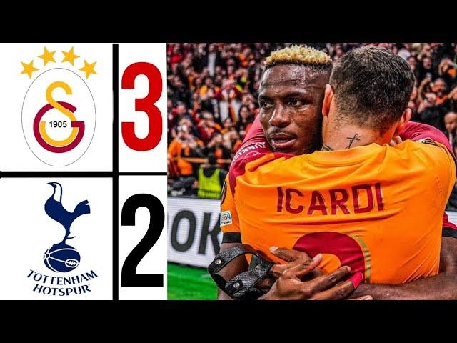 Galatasaray-tottenham (3-2) Maç Özeti Osimhen gol UEFA Avrupa Ligi 2024/25