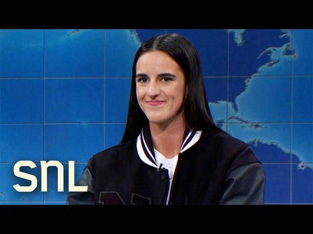 Weekend Update: Caitlin Clark on the WNBA Draft - SNL