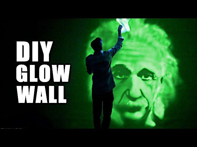 GLOWING WALL DIY- EASY and AWESOME