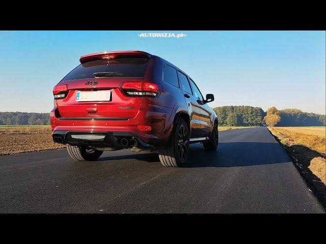 Jeep Grand Cherokee Trackhawk 6.2 V8 717 hp exhaust sound, revs, start up sound, interior sound