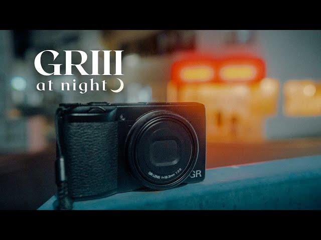 RICOH GRIII Night Street Photography // Settings and Tips