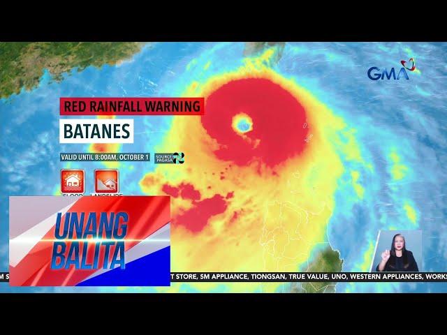 Iba’t ibang babala, itinaas dahil sa Super Bagyong #JulianPH - Weather update today...| Unang Balita