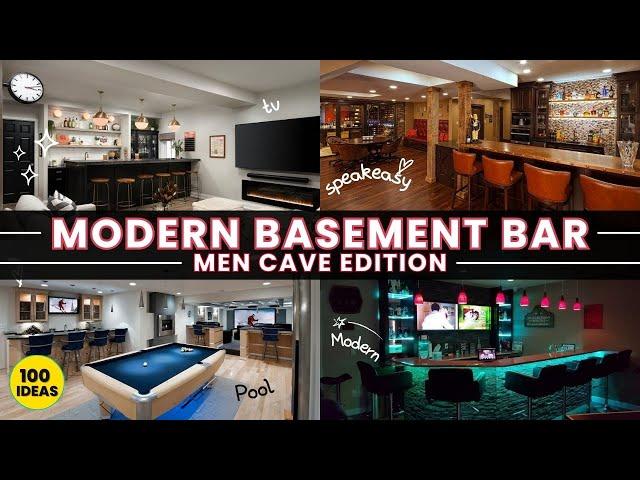 100 Cool Basement Bar Design Ideas that Are Man Cave