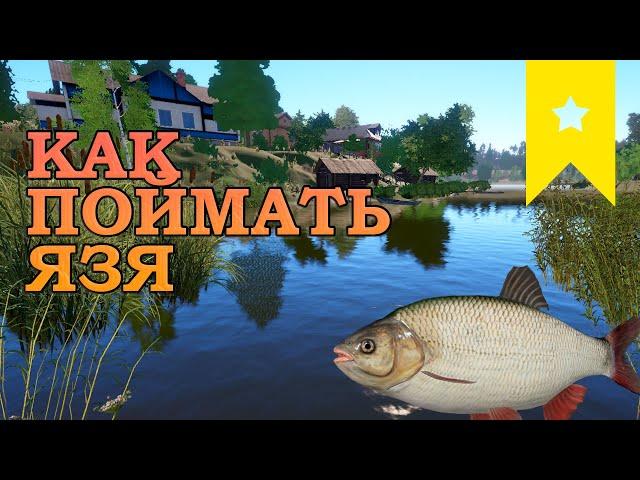 Как поймать язя на озере Комариное! Русская Рыбалка 4