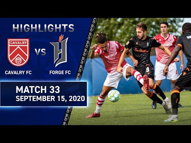 CANPL HIGHLIGHTS: Cavalry FC vs. Forge FC (Sept. 15, 2020)
