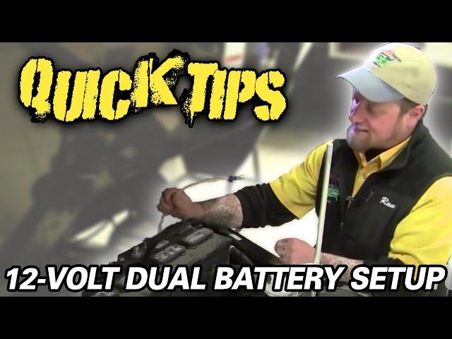 12-VOLT DUAL BATTERY SETUP | Pete's RV Quick Tips (CC)