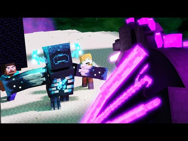 Warden VS Ender Dragon - EPIC FIGHT - (Minecraft Animation Movie)