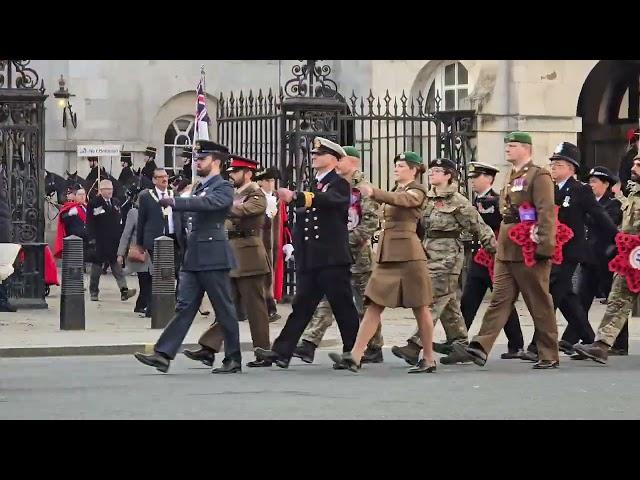 Horse guards to the cenotaph Ajex annual remberance parade and ceremony #royalguards