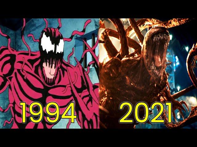 Evolution of Carnage in Movies, Cartoons & TV (1994-2021)