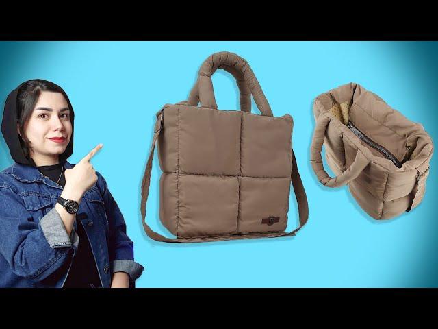 puffer bag  آموزش کیف پافری (کاپشنی)