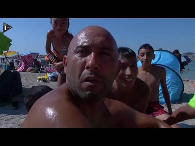 Sur la plage du Prado à Marseille, on se baigne en burkini et ça ne choque personne