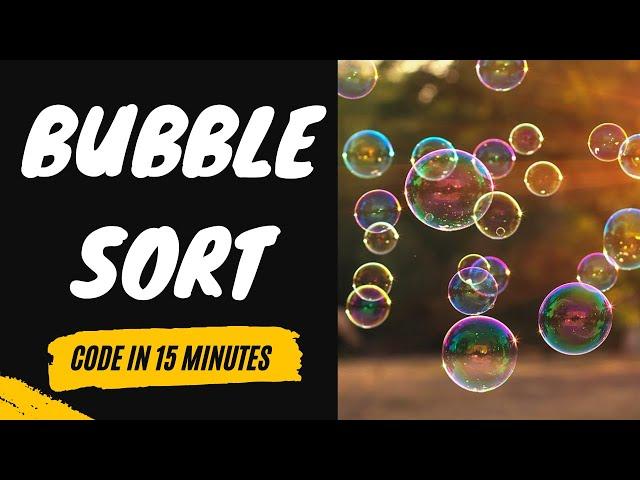 Bubble Sort Algorithm | Java Programming Tutorial