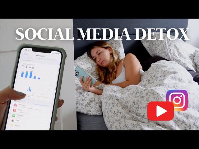 SOCIAL MEDIA DETOX wird dein Leben verändern // Back to Life