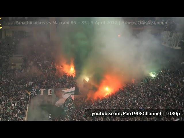 1 Hour with most Fanatic Basketball Fans (Panathinaikos Athens, Greece)