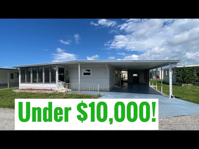 Under $10,000 In Venice Florida (Bay Indies Mobile Home Park)!